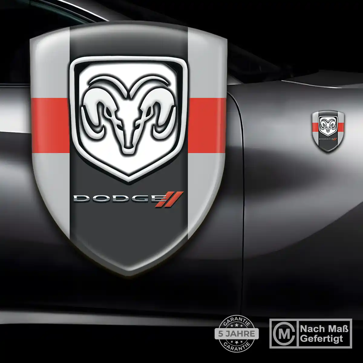 Dodge Silikon Aufkleber Hohe Qualität