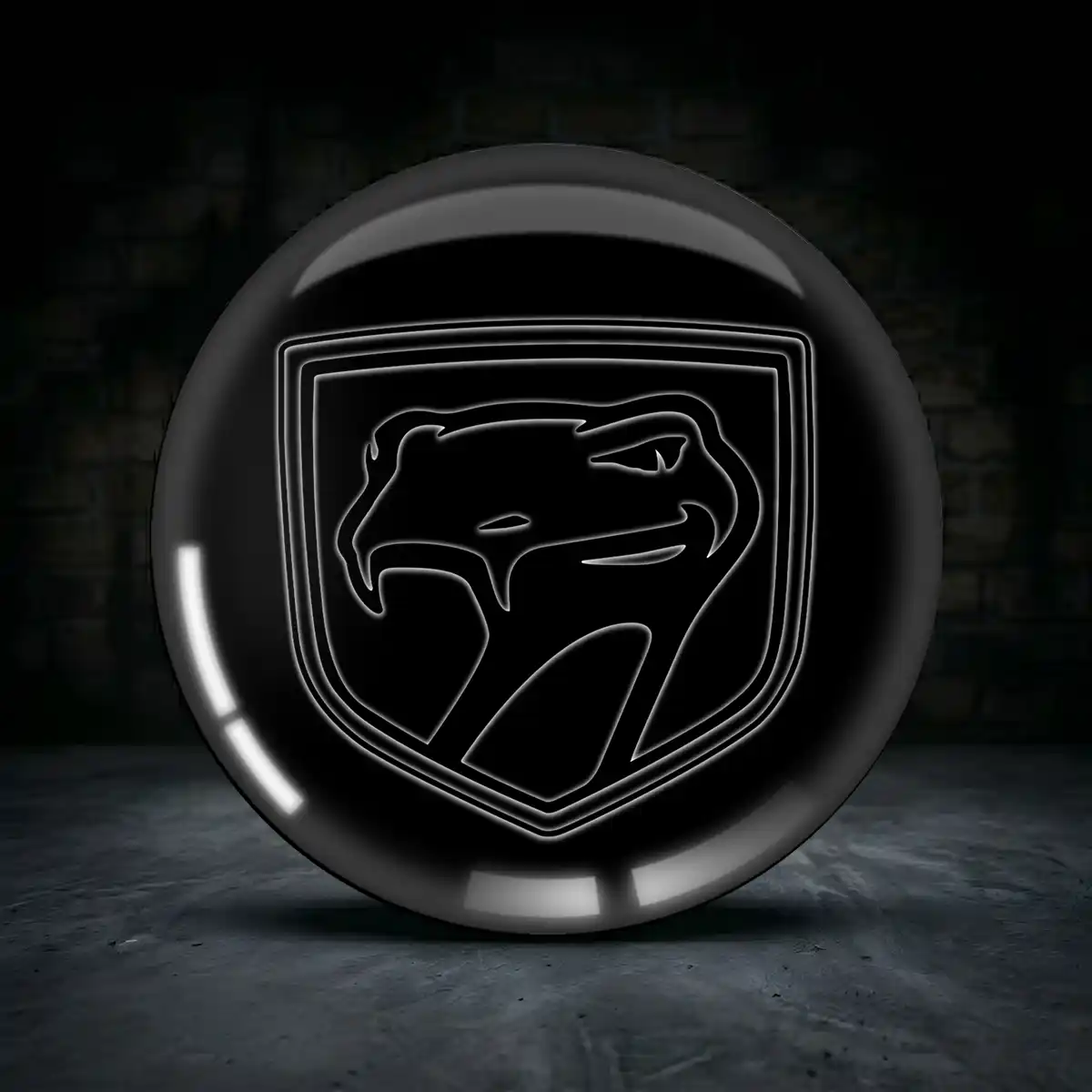 Dodge Viper 3D Gel Aufkleber Embleme Stilvolles Design