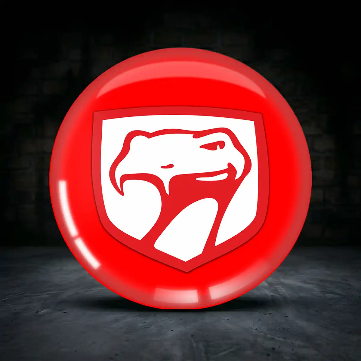 Dodge Viper Emblem Silikon Aufkleber Radkappen Hohe Qualität