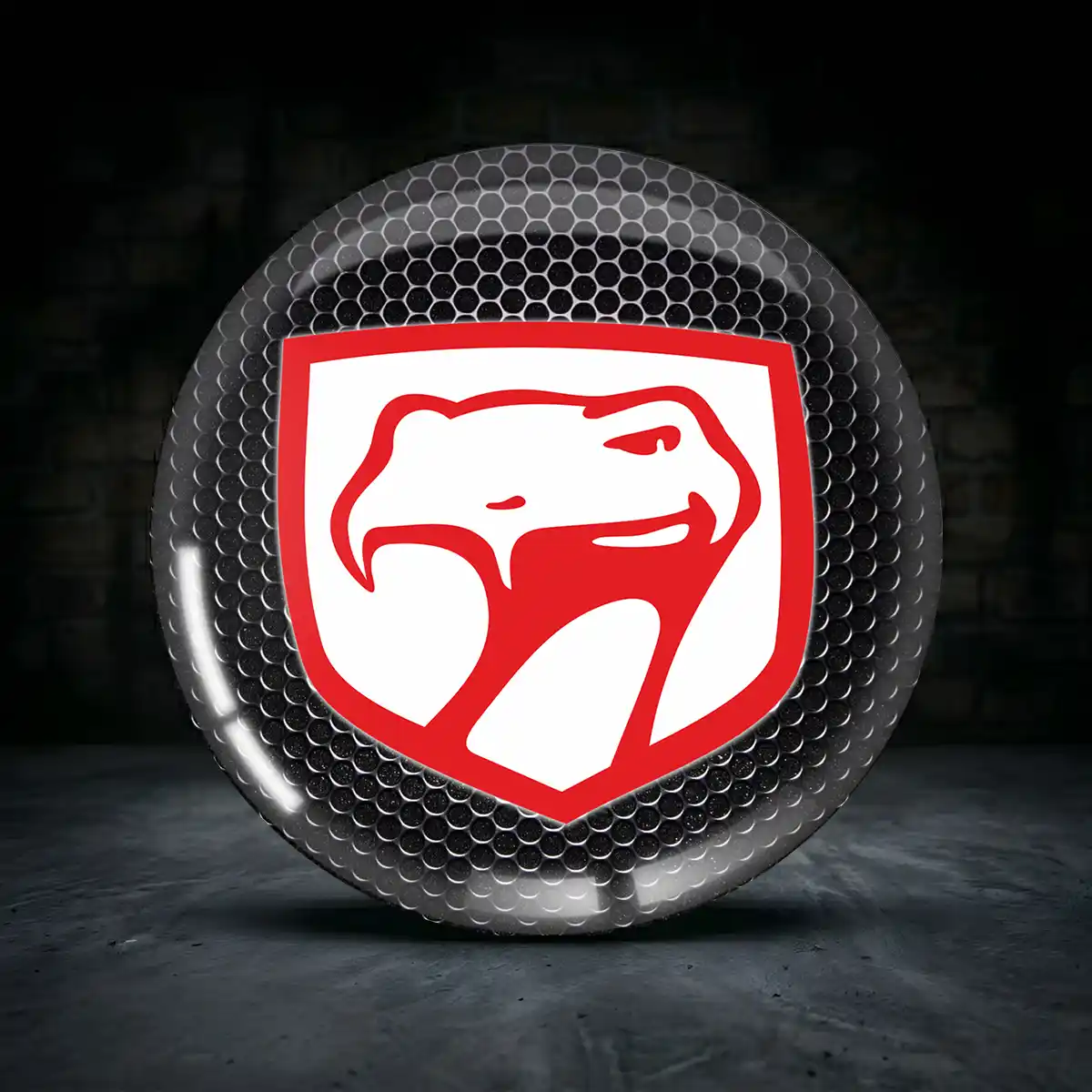 Dodge Viper Radkappen Aufkleber Premium-Edition