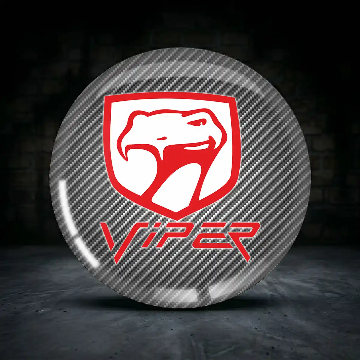 Dodge Viper Radmitte Aufkleber Hohe Qualität