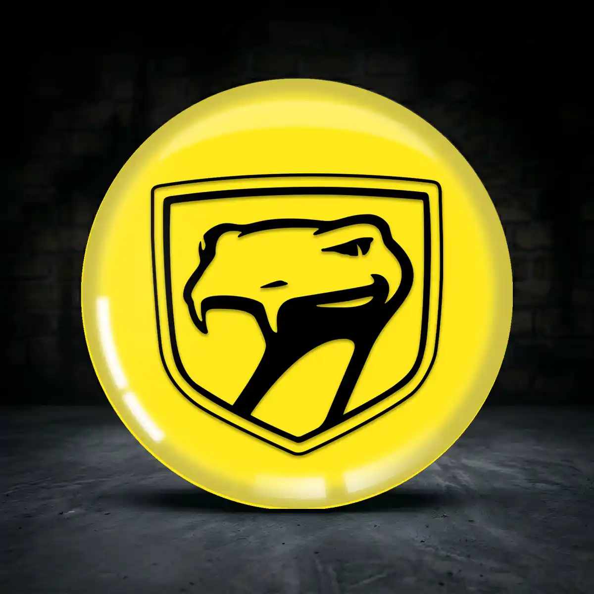 Dodge Viper Radmitte Aufkleber Nabendeckel Premium-Edition