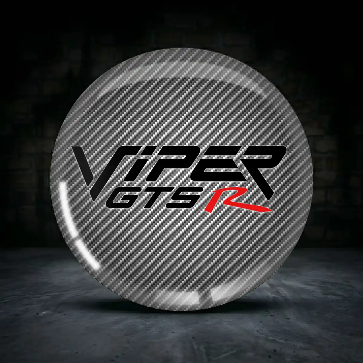 Dodge Viper Radmitte Aufkleber Premium-Edition