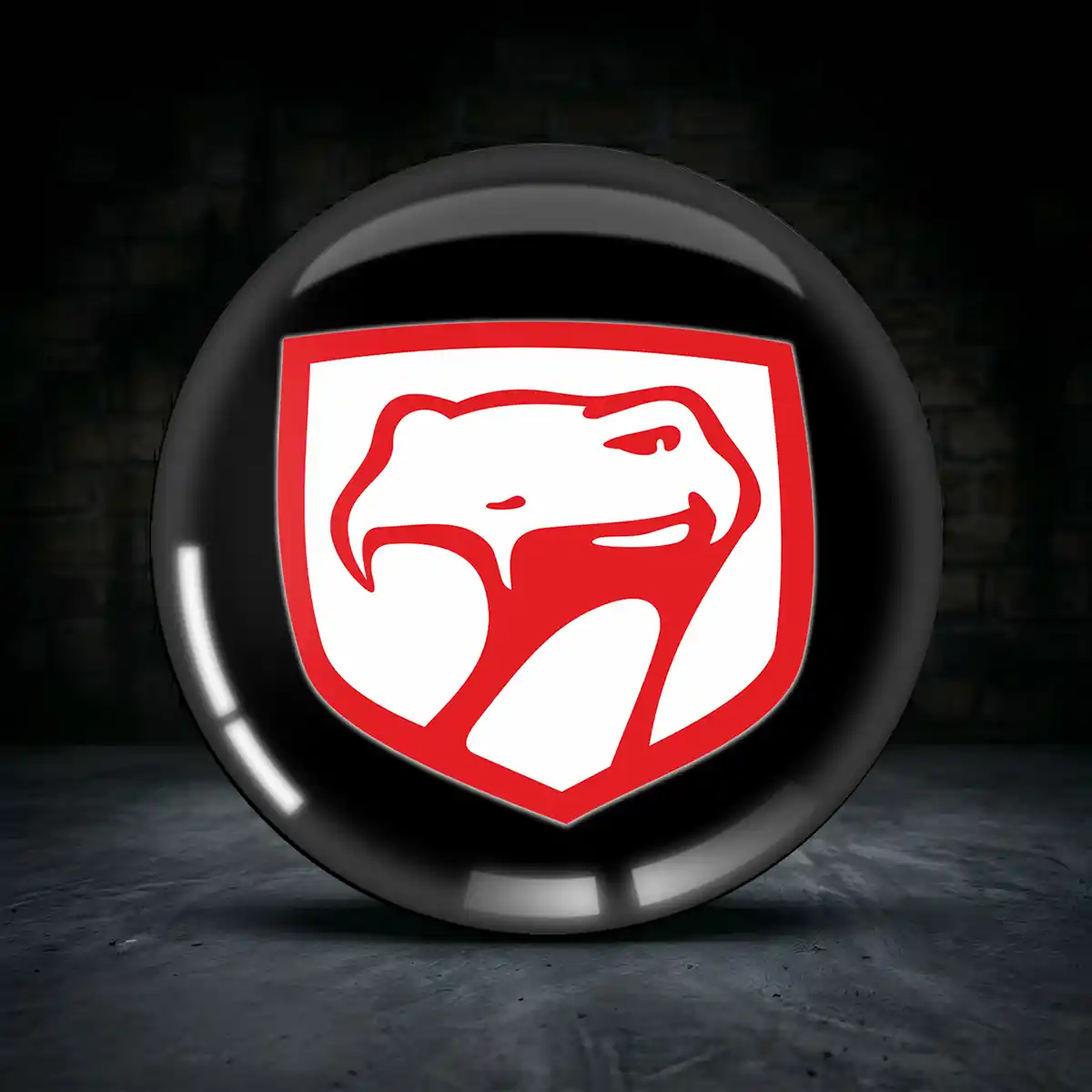 Dodge Viper Silikon Aufkleber Embleme Premium-Edition