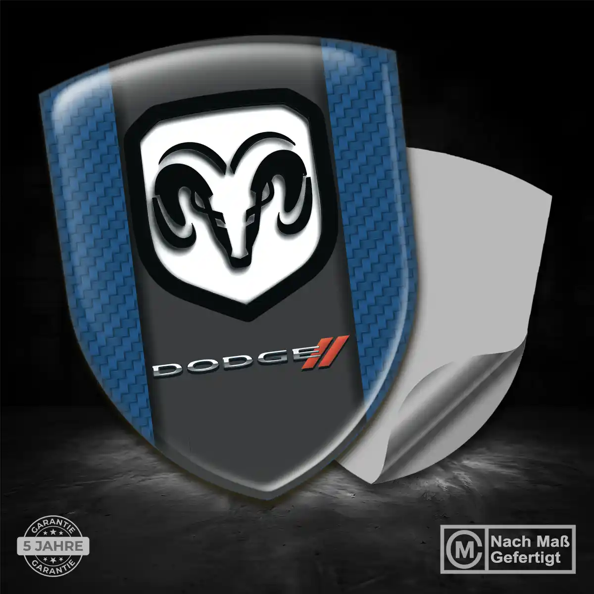 Dodge Wappen Aufkleber Emblem Hohe Qualität
