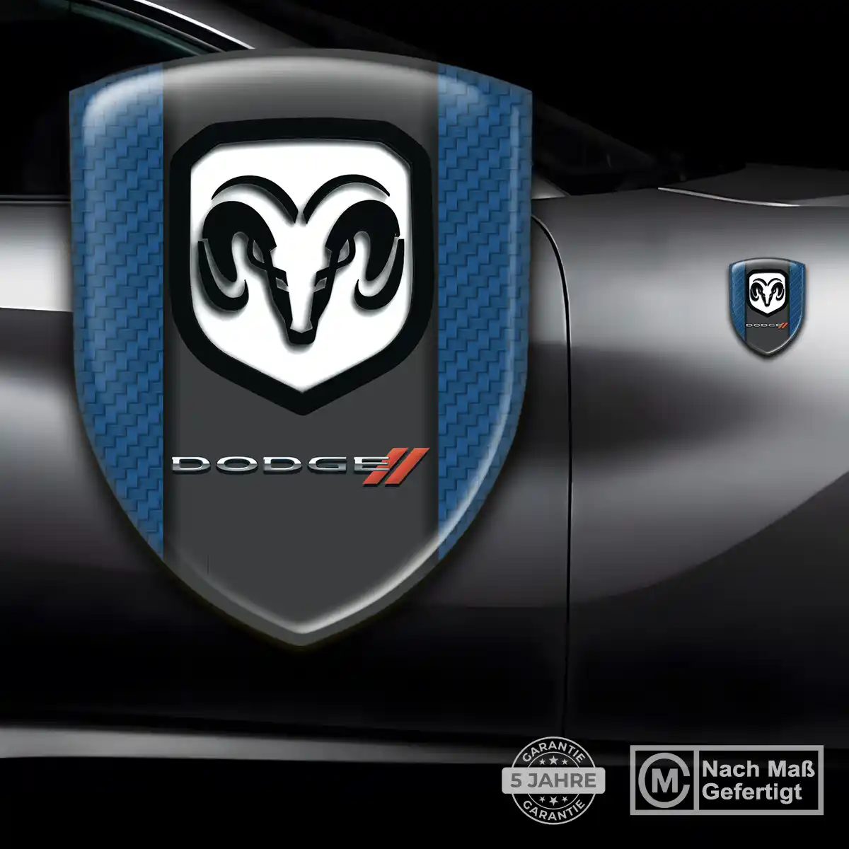 Dodge Wappen Aufkleber Emblem Hohe Qualität