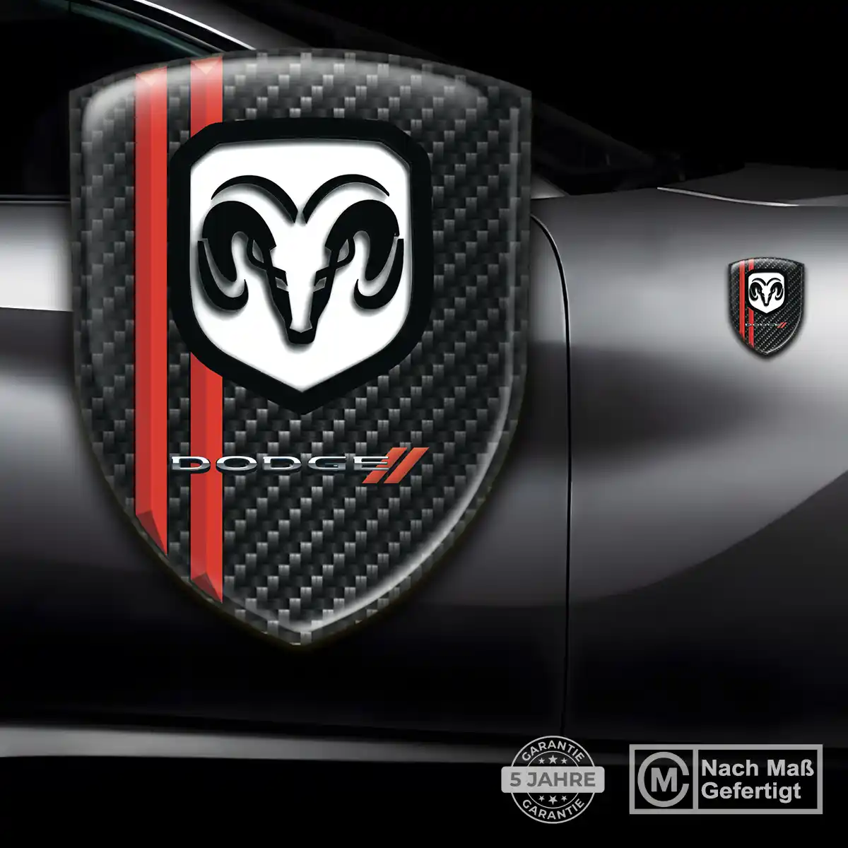 Dodge Wappen Emblem Auto Hohe Qualität