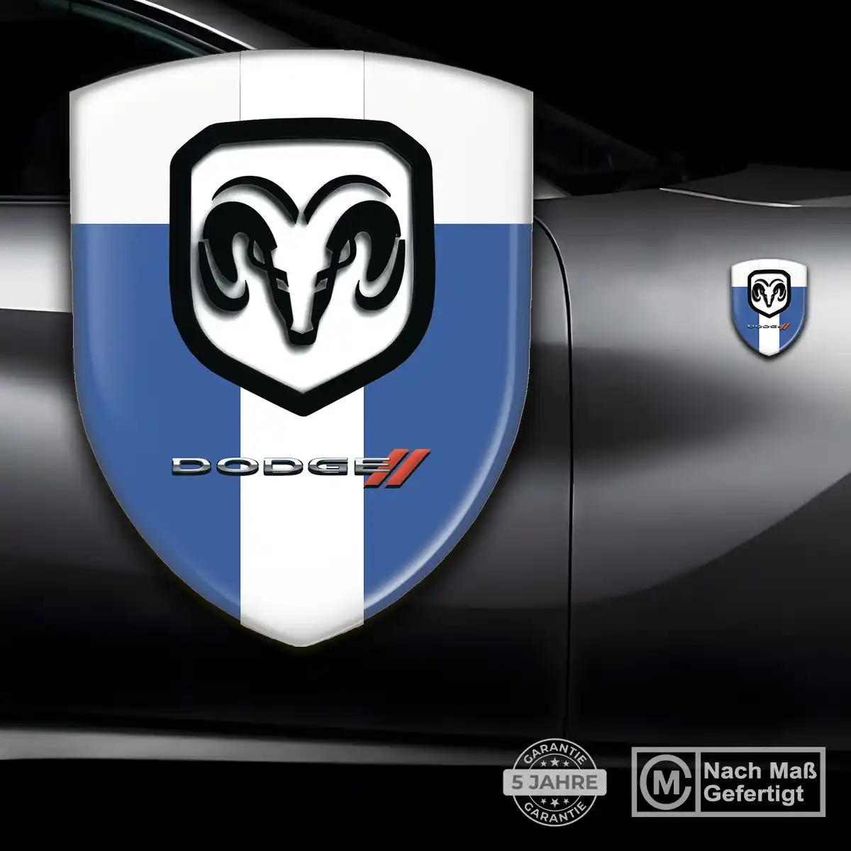 Dodge Wappen Emblem Auto Stilvolles Design