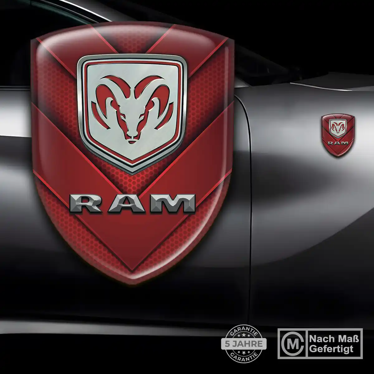 Dodge Wappen Emblem Stilvolles Design