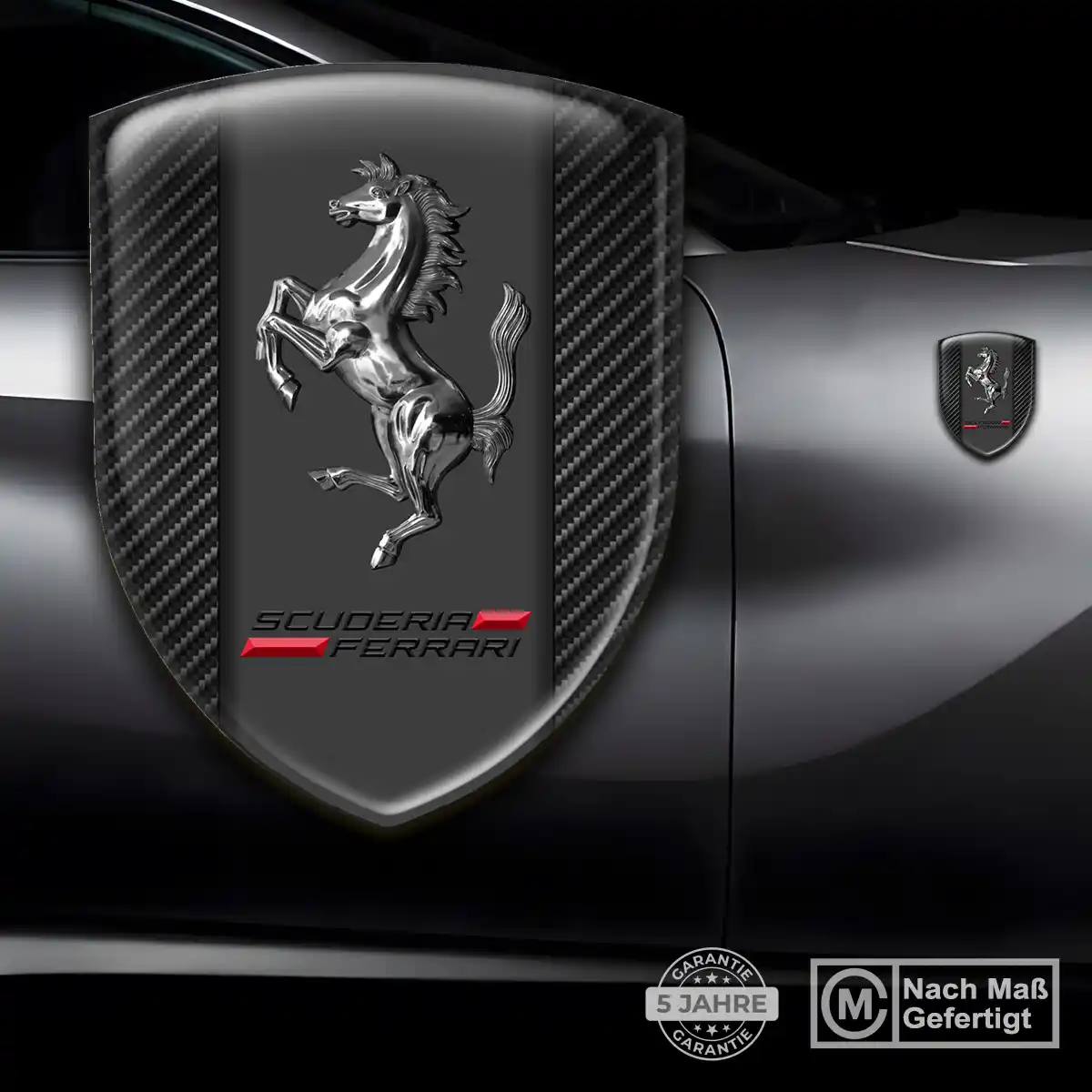 Ferrari 3D Gel Aufkleber Emblem Auto Hohe Qualität