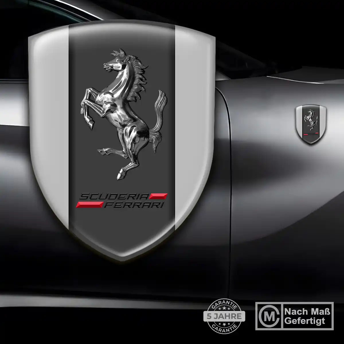 Ferrari 3D Gel Aufkleber Emblem Hohe Qualität
