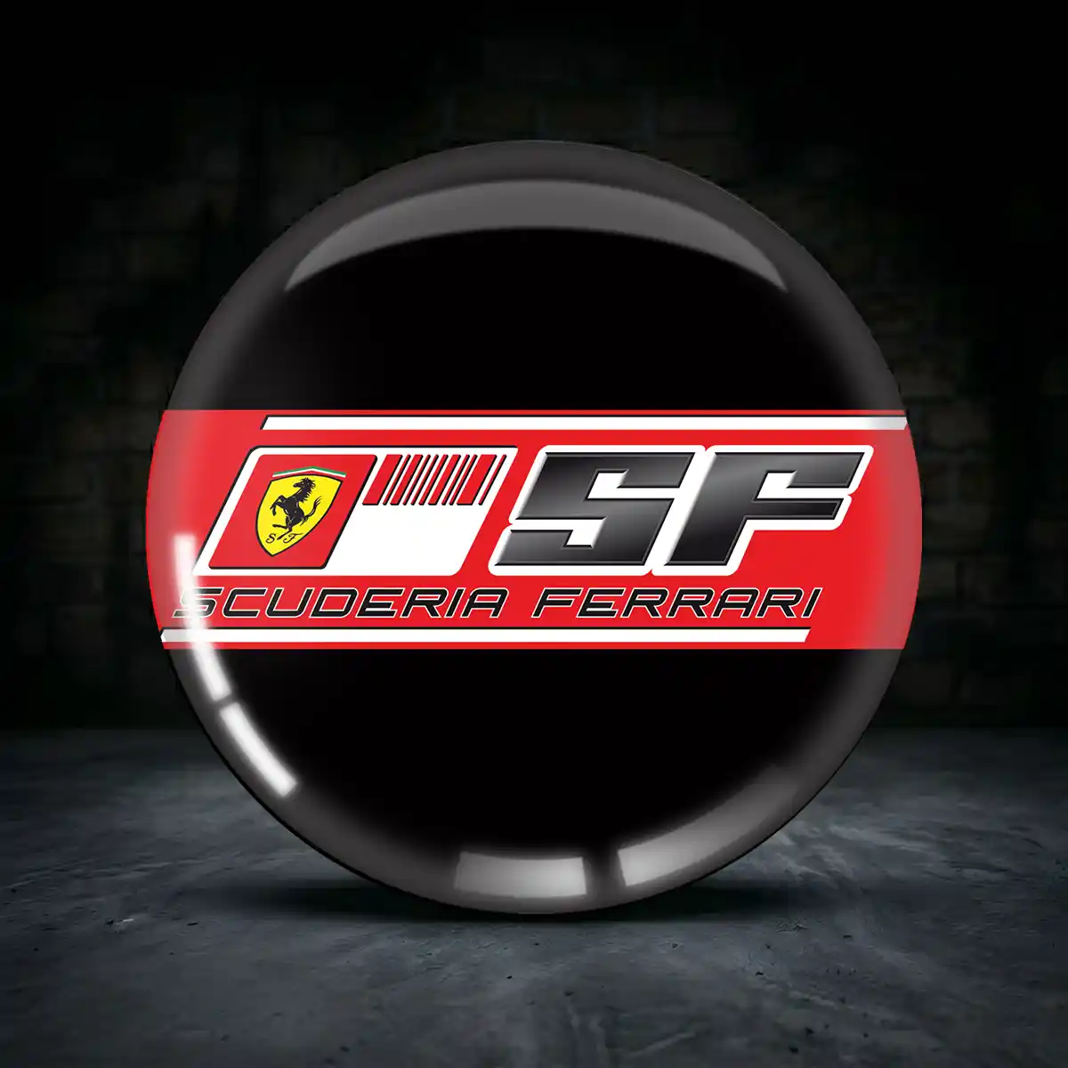Ferrari 3D Gel Aufkleber Embleme Hochwertiges Harz