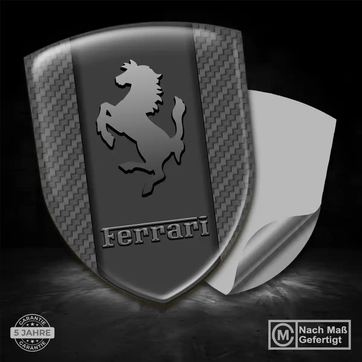 Ferrari 3D Gel Aufkleber Hohe Qualität