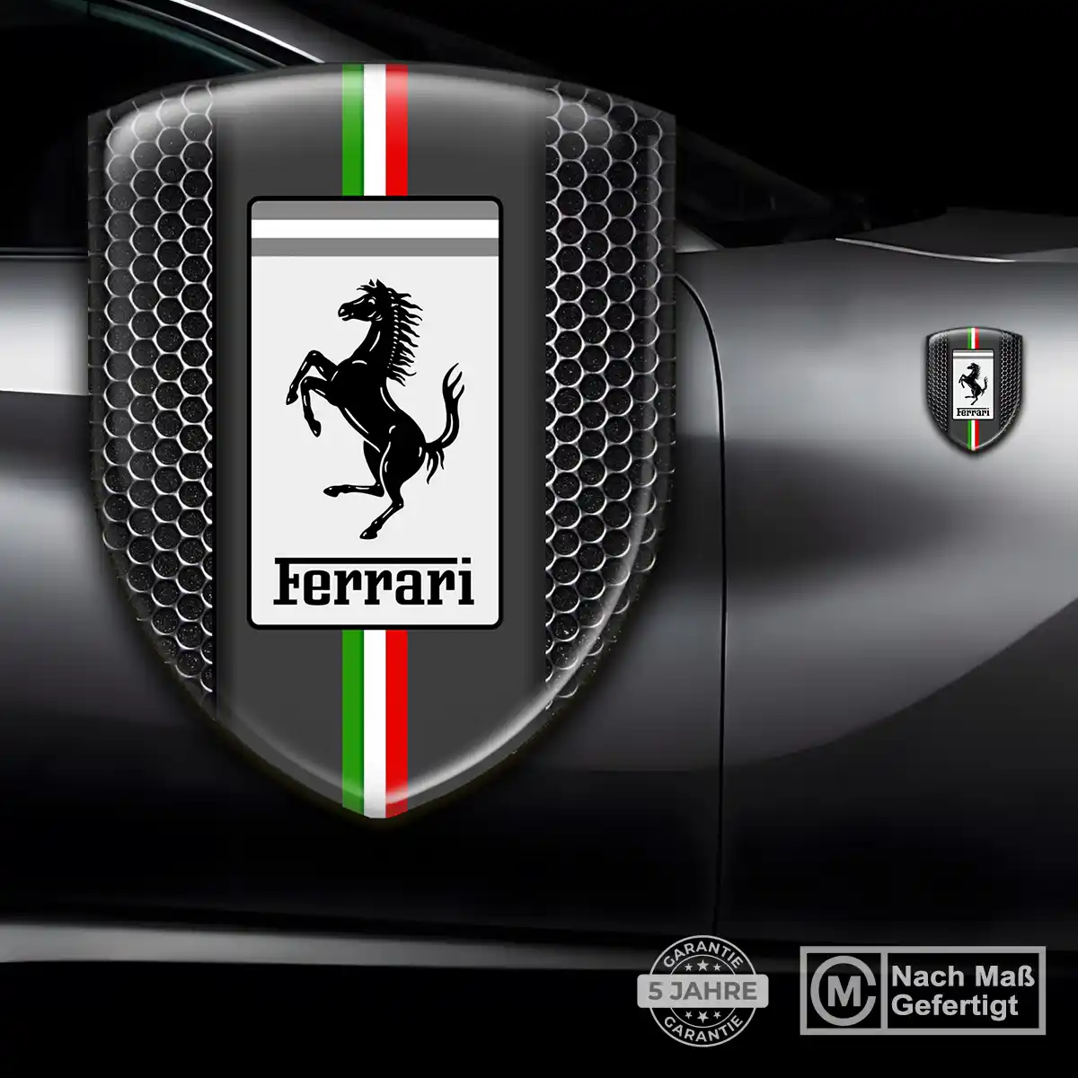 Ferrari 3D Gel Aufkleber Premium-Edition