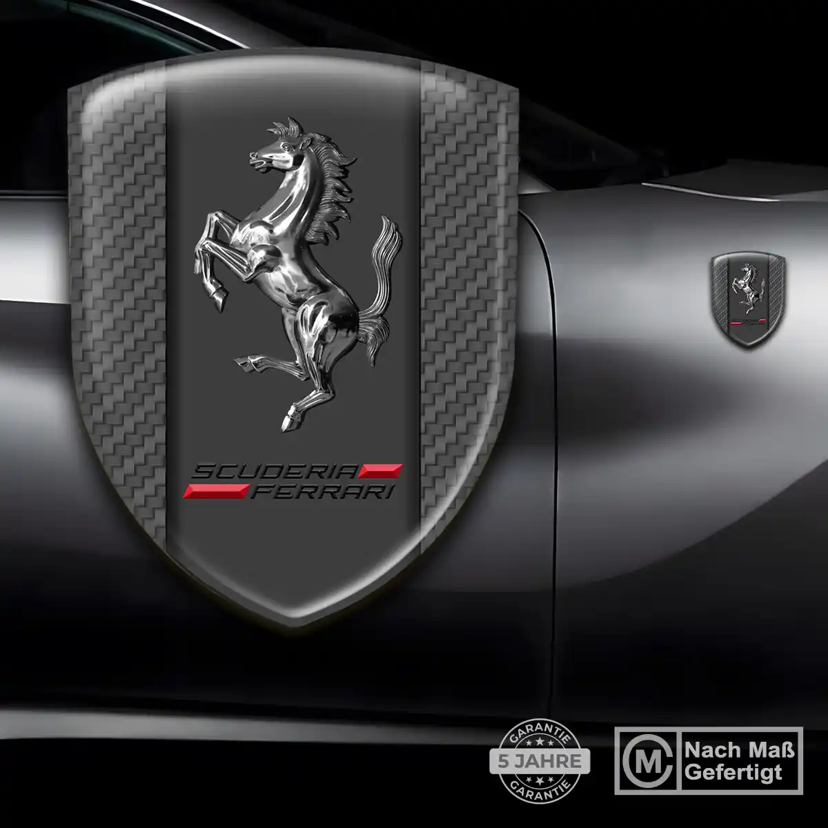 Ferrari Aufkleber 3D Gel Emblem Auto Hohe Qualität
