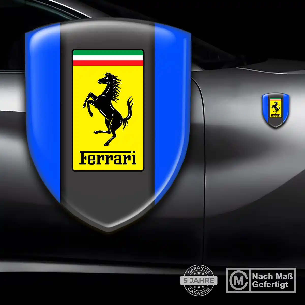 Ferrari Aufkleber 3D Gel Emblem Hohe Qualität