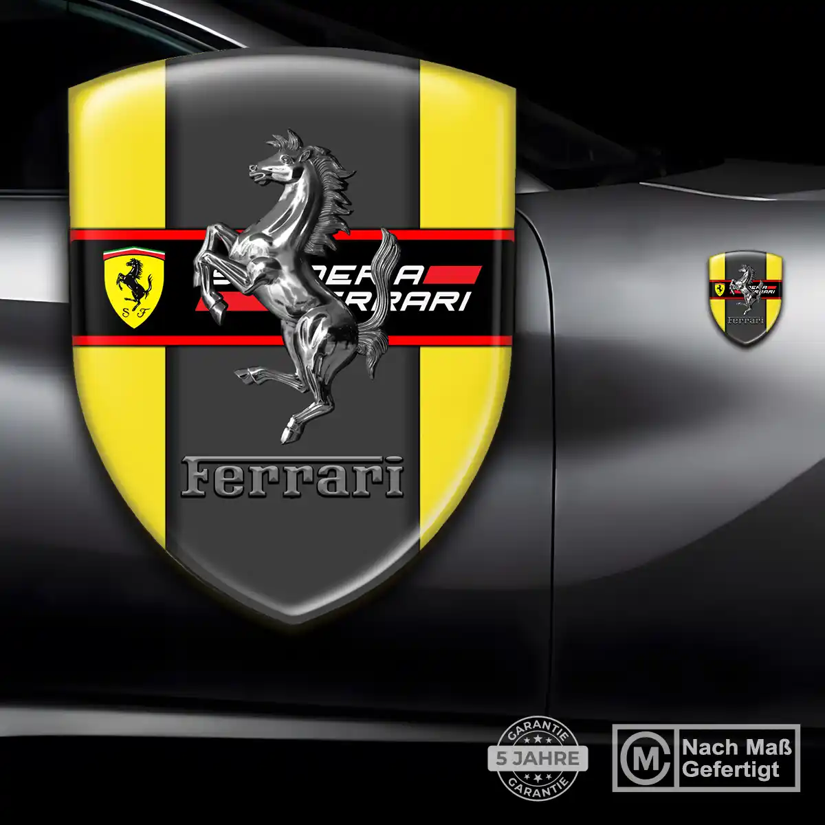 Ferrari Aufkleber 3D Gel Embleme Hohe Qualität