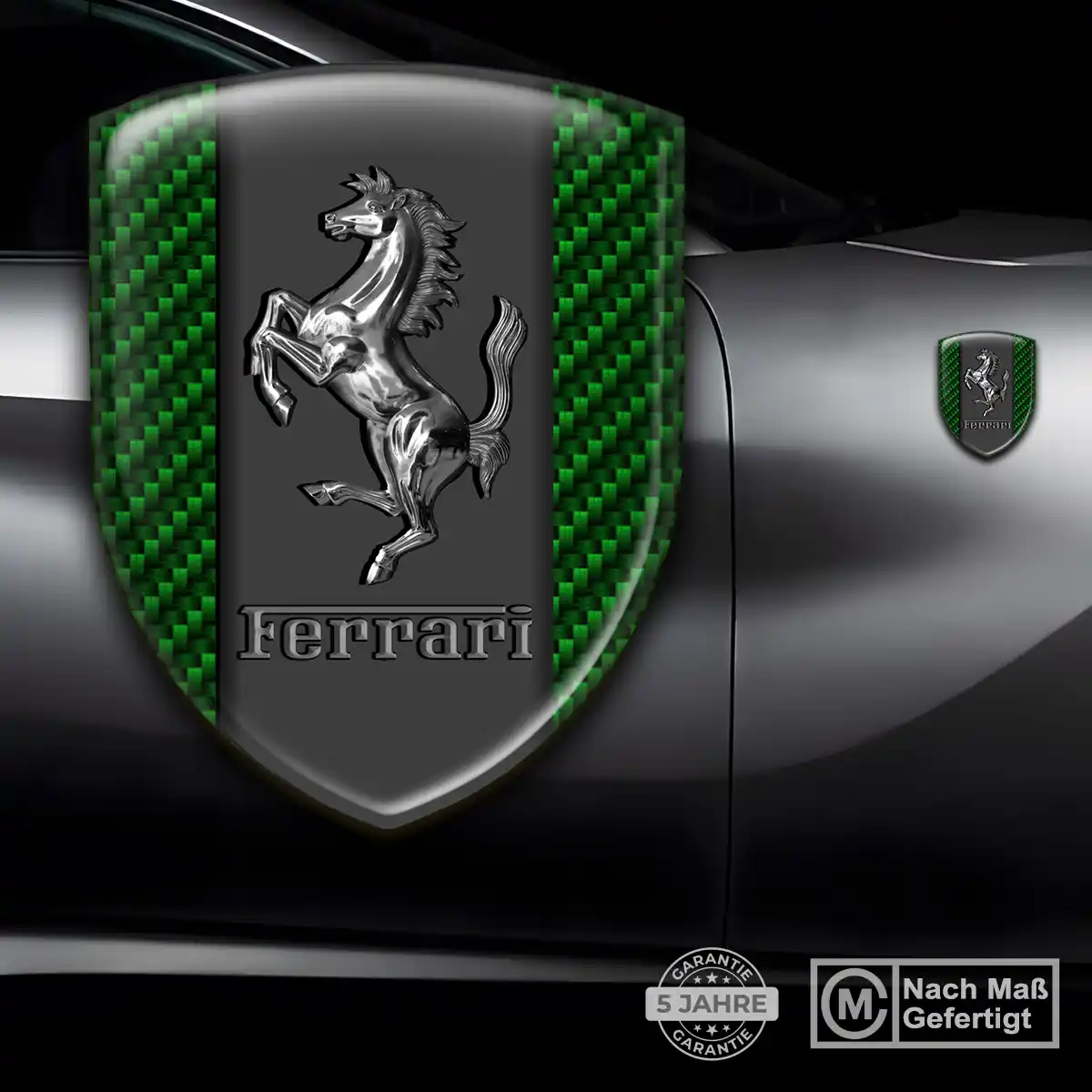 Ferrari Aufkleber 3D Gel Silikon Auto Hohe Qualität