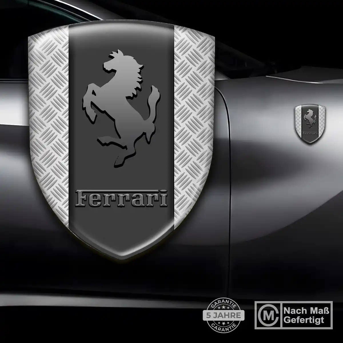 Ferrari Aufkleber 3D Gel Wappen Auto Hohe Qualität