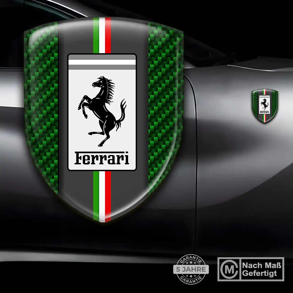 Ferrari Aufkleber Emblem Auto Stilvolles Design