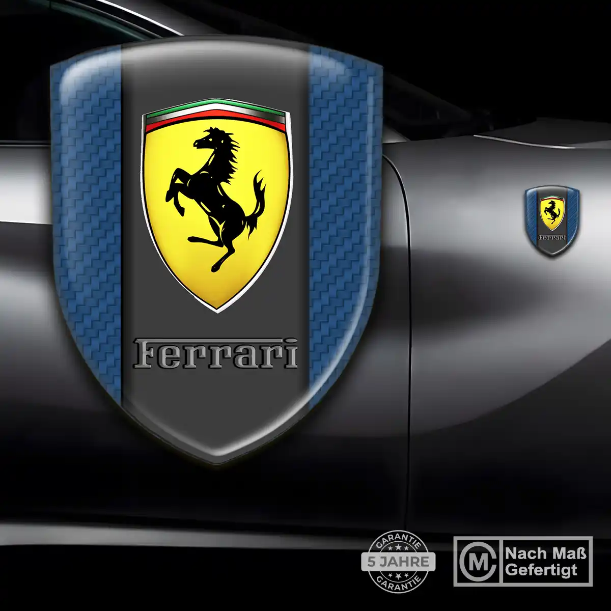 Ferrari Aufkleber Emblem Hohe Qualität
