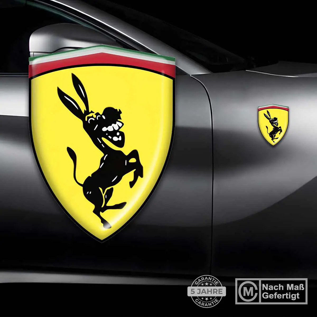 Ferrari Aufkleber Emblem Stilvolles Design