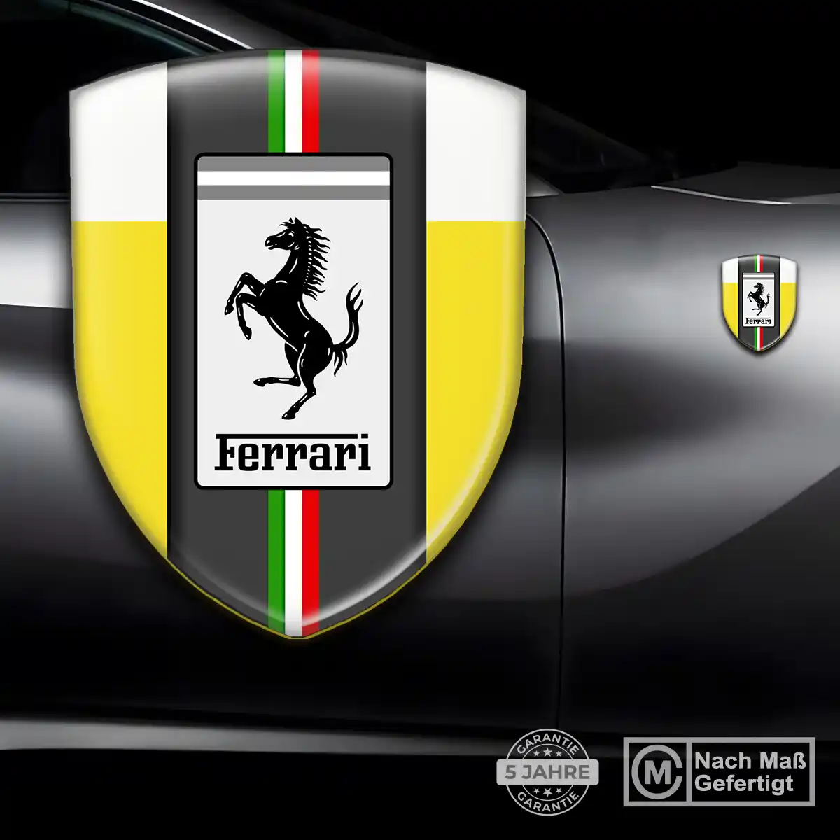 Ferrari Aufkleber Emblem Wappen Auto Hohe Qualität