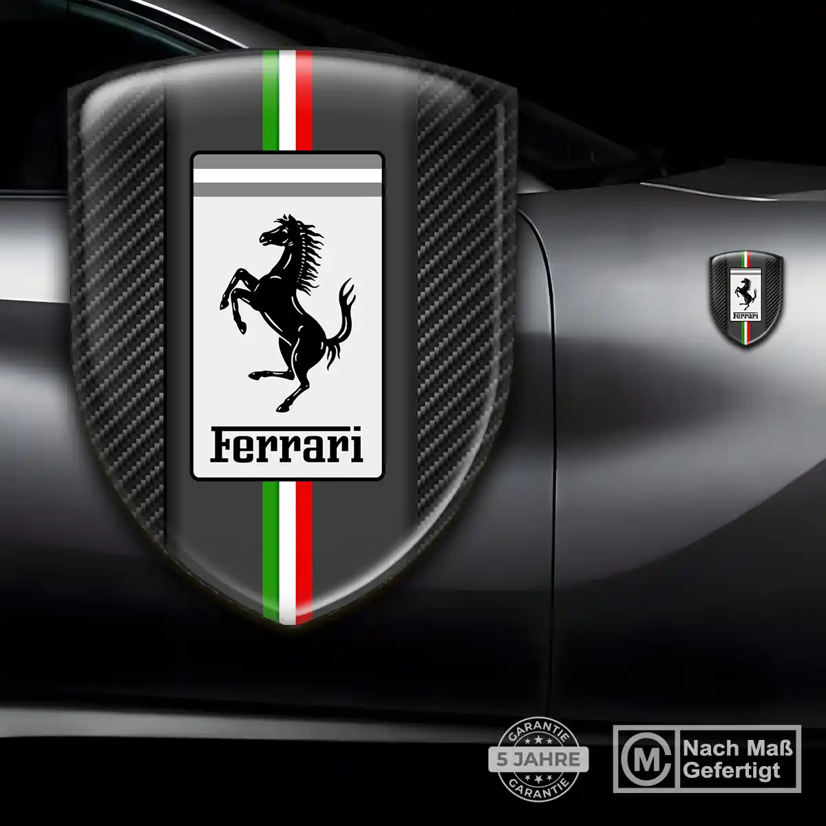 Ferrari Aufkleber Emblem Wappen Auto Stilvolles Design