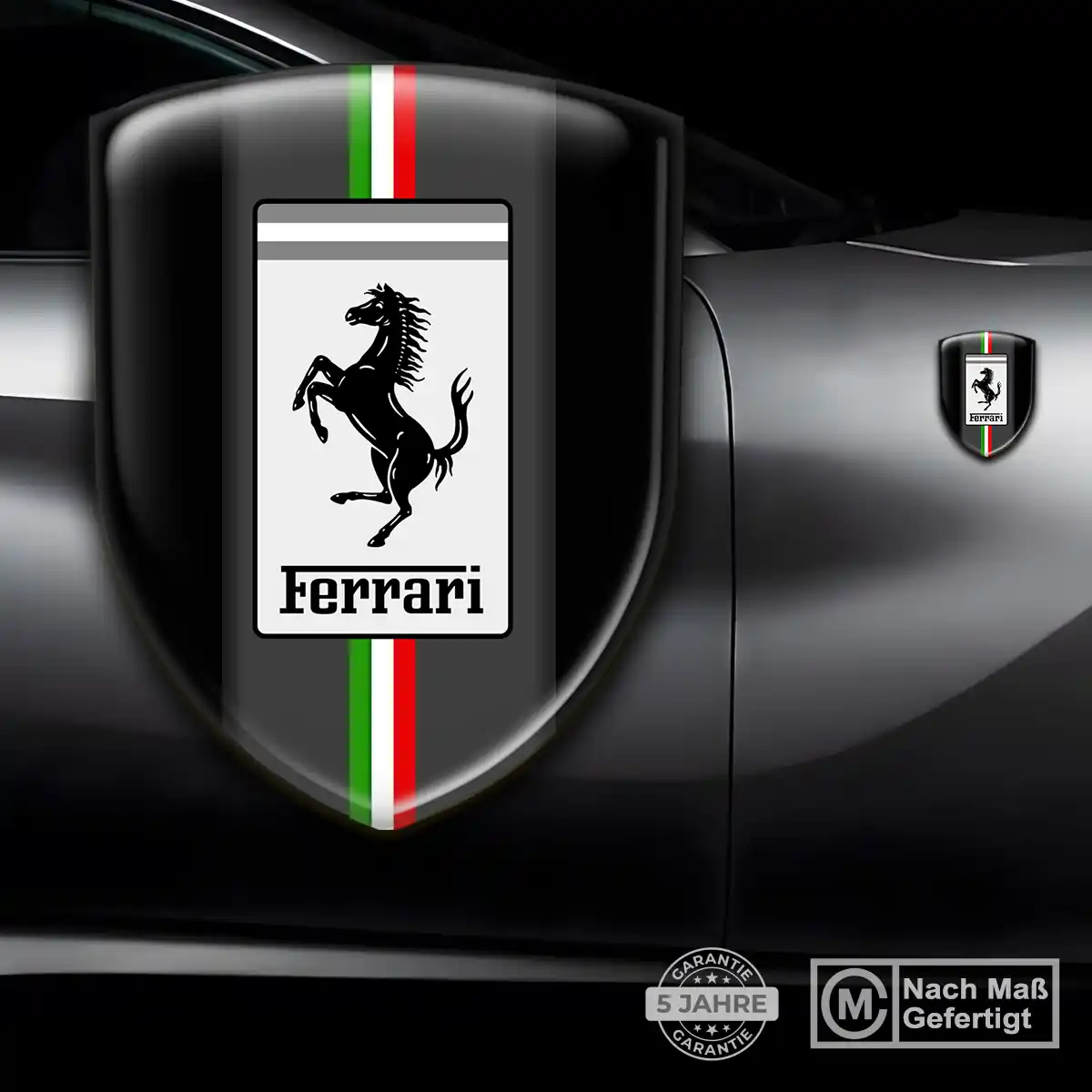 Ferrari Aufkleber Embleme Silikon Auto Hohe Qualität
