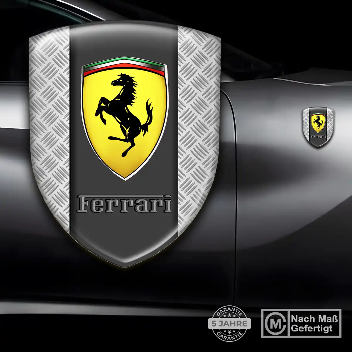 Ferrari Aufkleber Embleme Silikon Auto Stilvolles Design