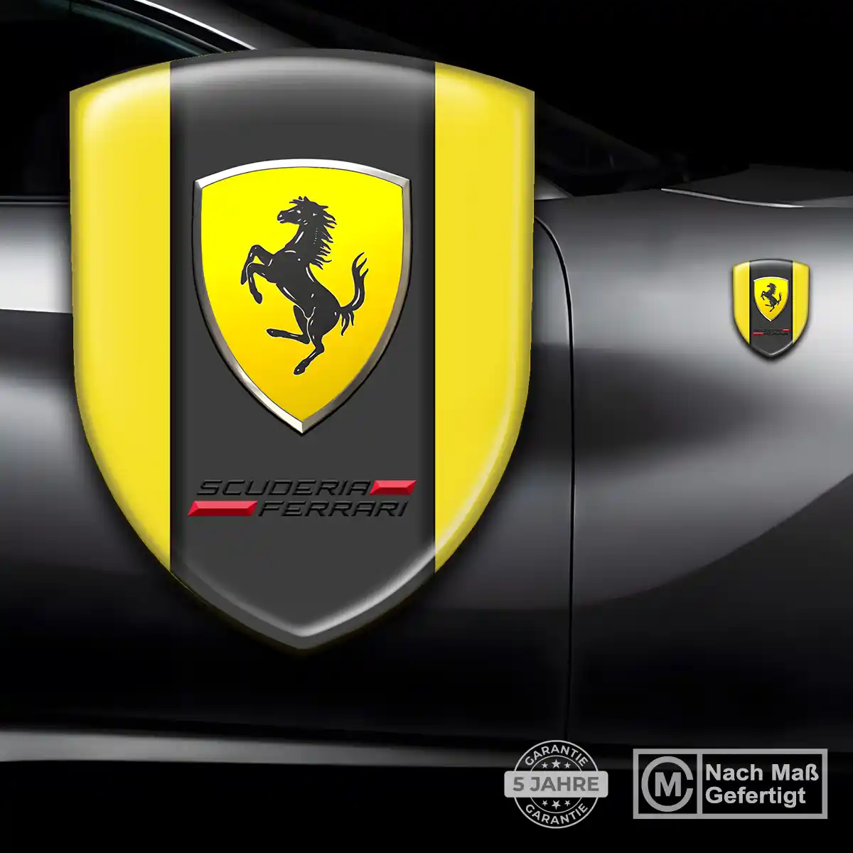 Ferrari Aufkleber Embleme Silikon Hohe Qualität