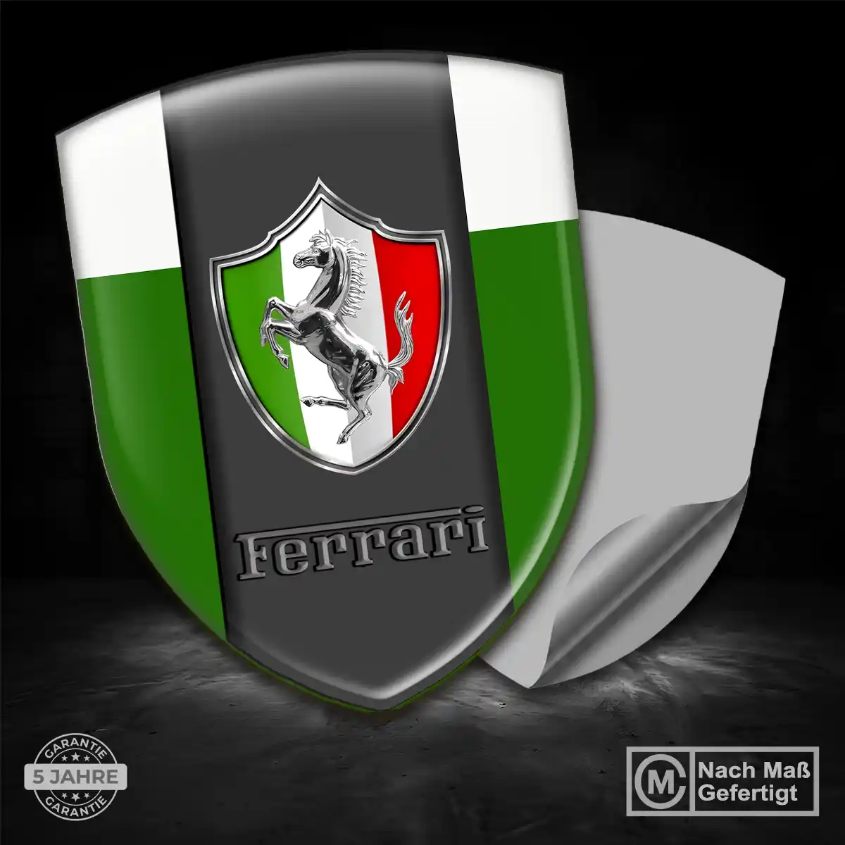 Ferrari Aufkleber Embleme Silikon Premium-Edition