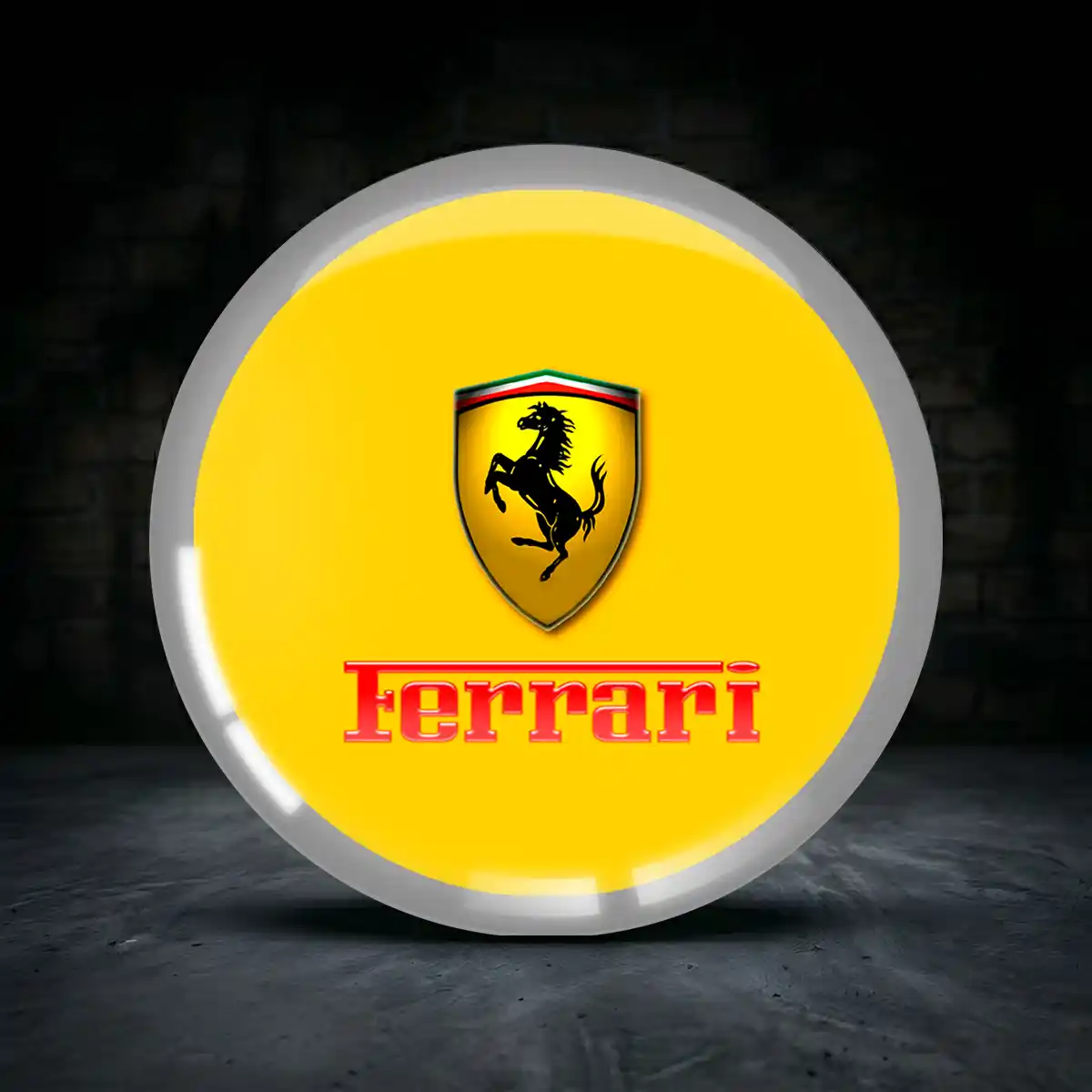 Ferrari Aufkleber Nabendeckel Limitierte Auflage