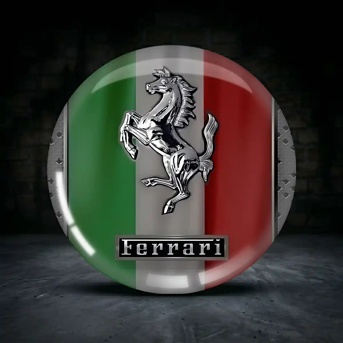 Ferrari Aufkleber Nabendeckel Premium-Edition