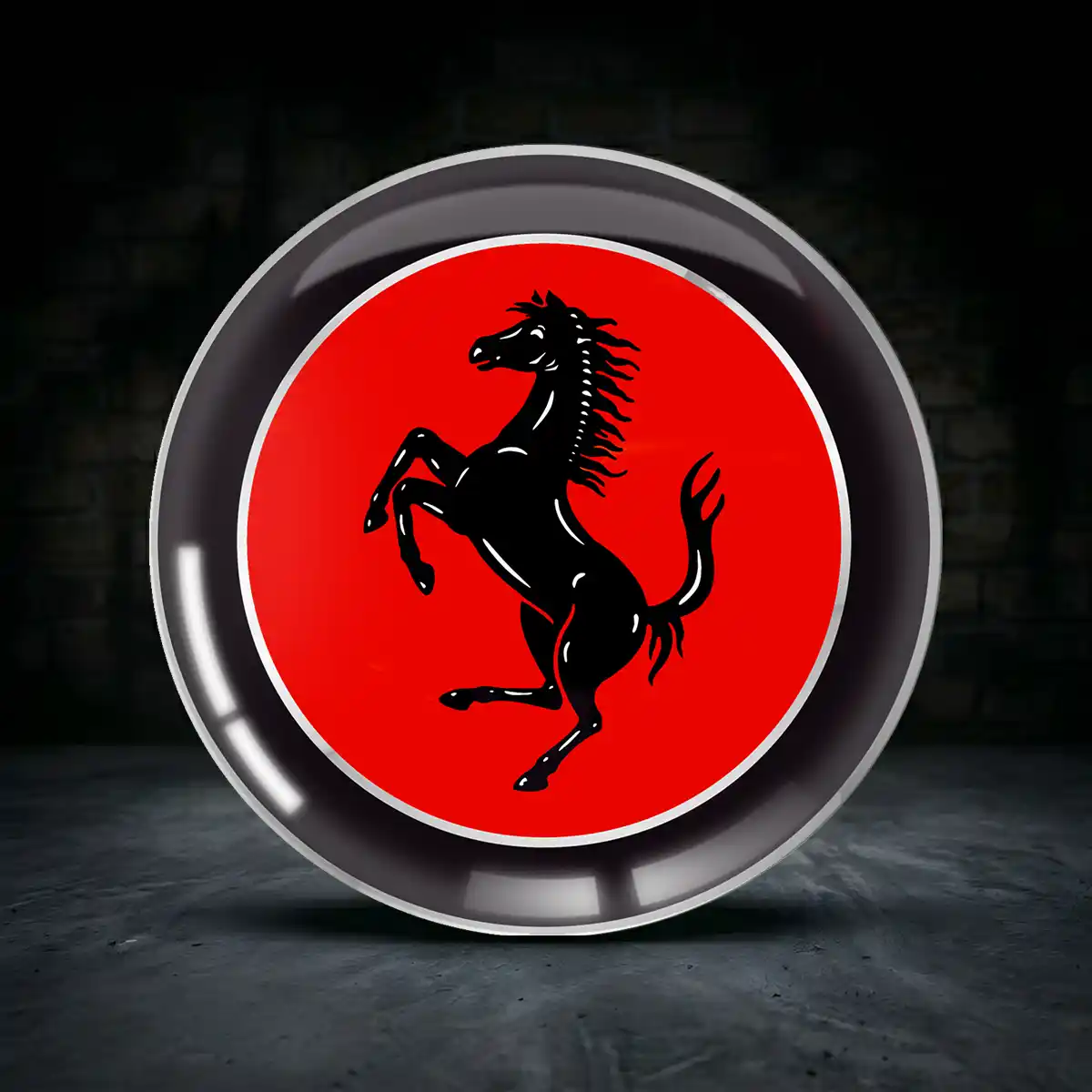 Ferrari Aufkleber Nabendeckel Stilvolles Design