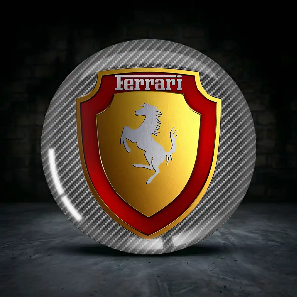 Ferrari Aufkleber Radkappen Premium-Edition