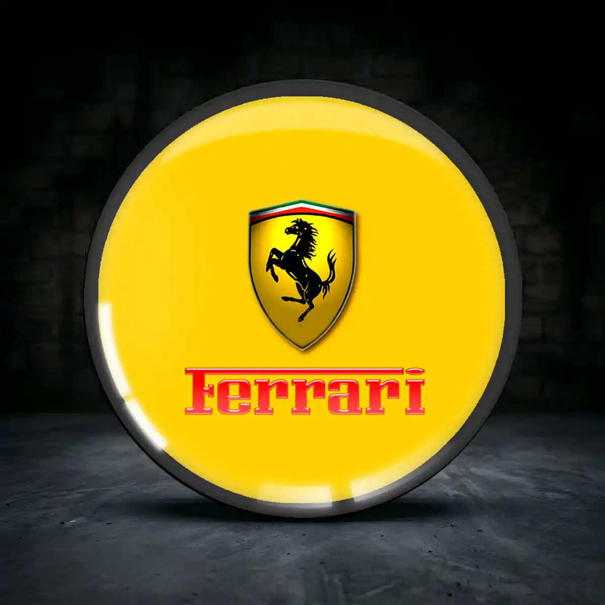 Ferrari Aufkleber Radmitte Hohe Qualität
