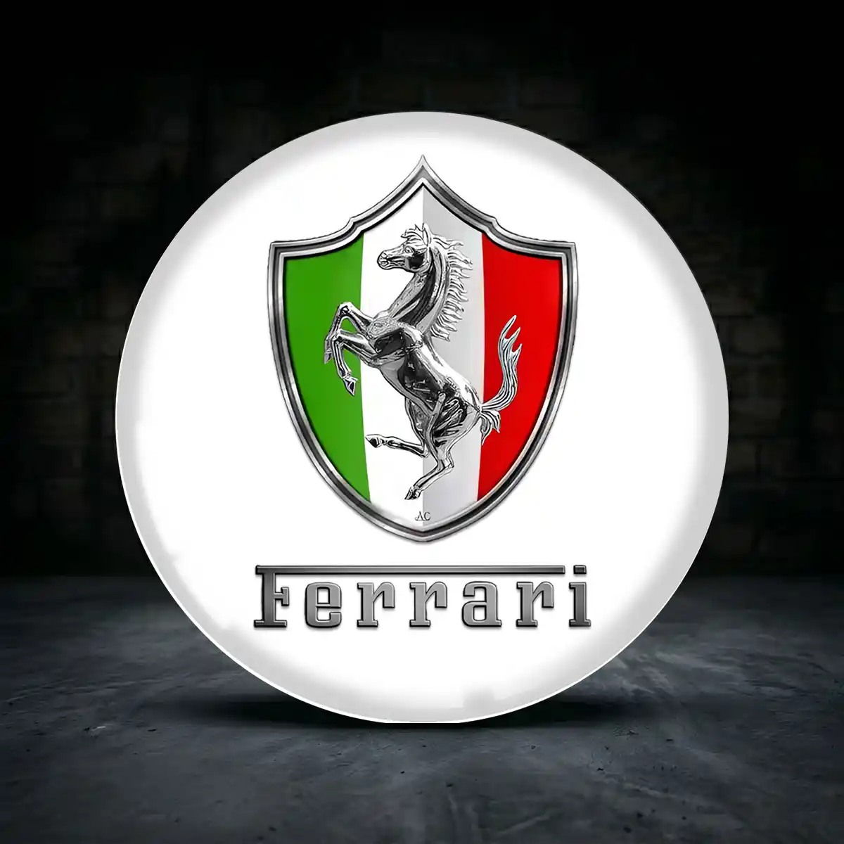 Ferrari Aufkleber Radmitte Limitierte Auflage