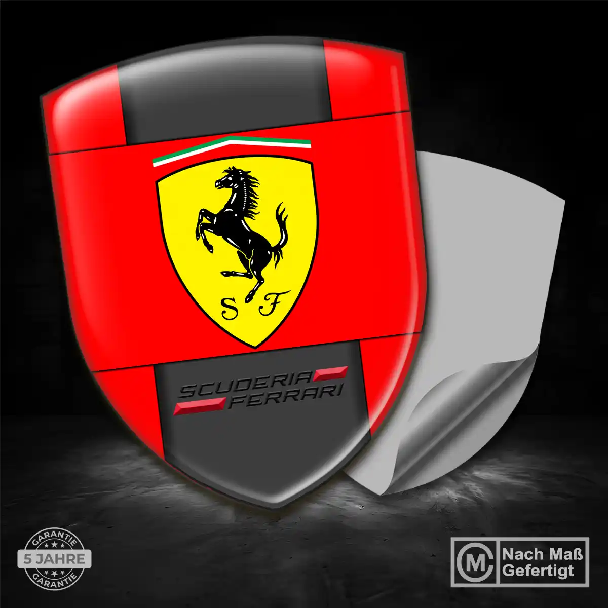 Ferrari Aufkleber Silikon Embleme Auto Hohe Qualität