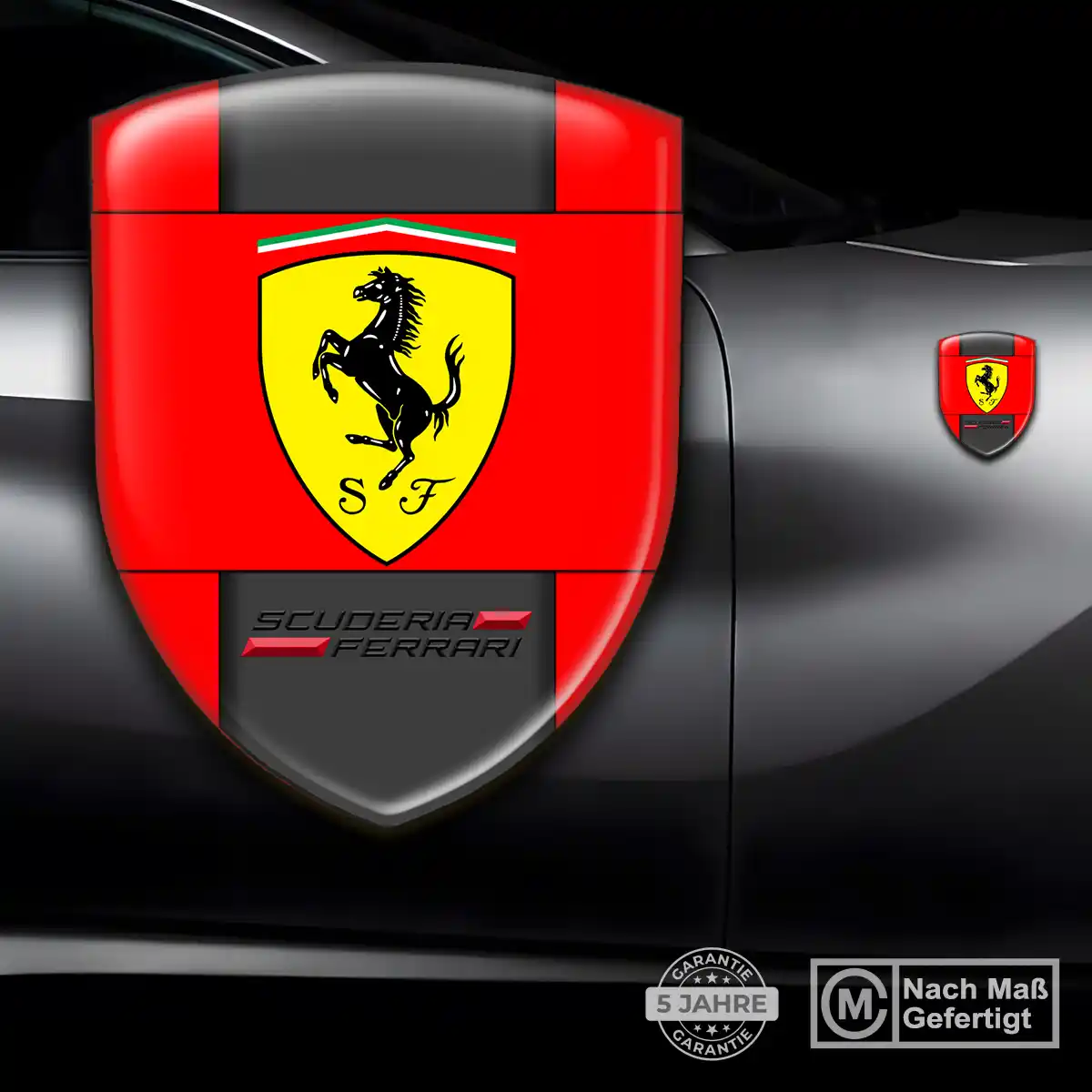 Ferrari Aufkleber Silikon Embleme Auto Hohe Qualität