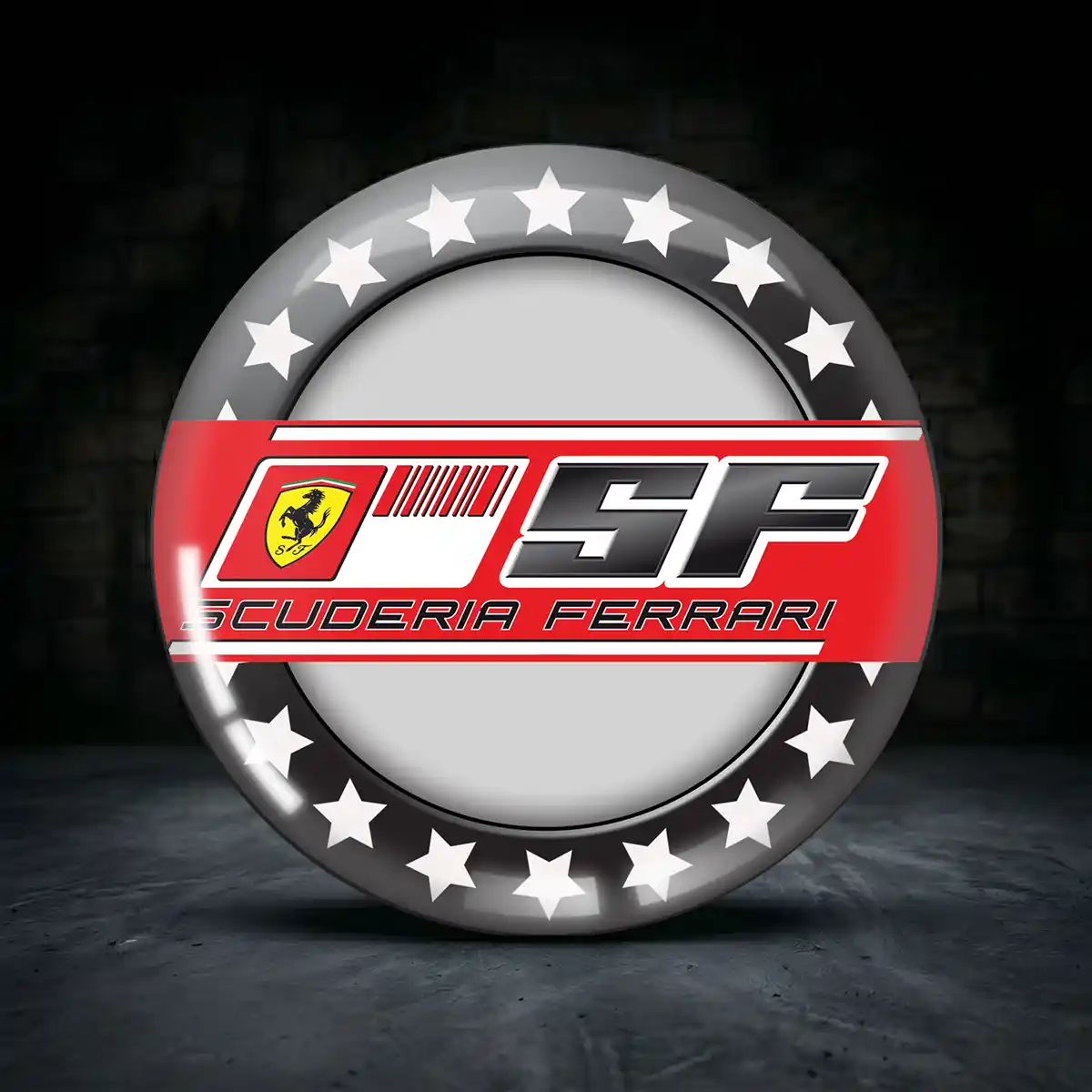 Ferrari Aufkleber Silikon Embleme Interieurdesign