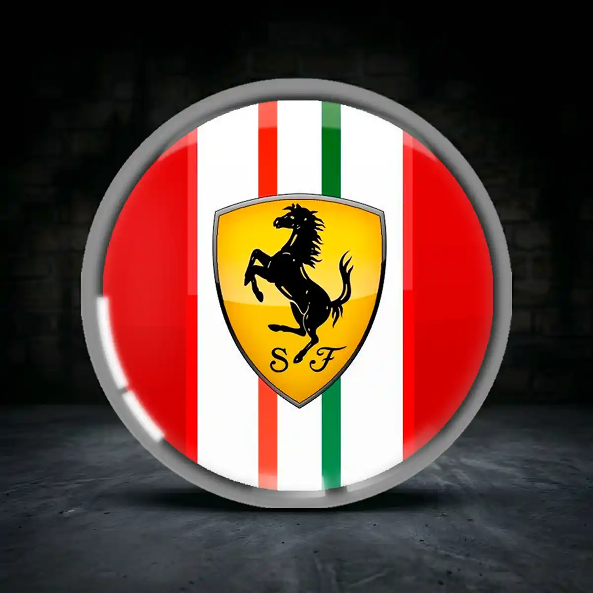 Ferrari Aufkleber Silikon Embleme Luxus-Edition