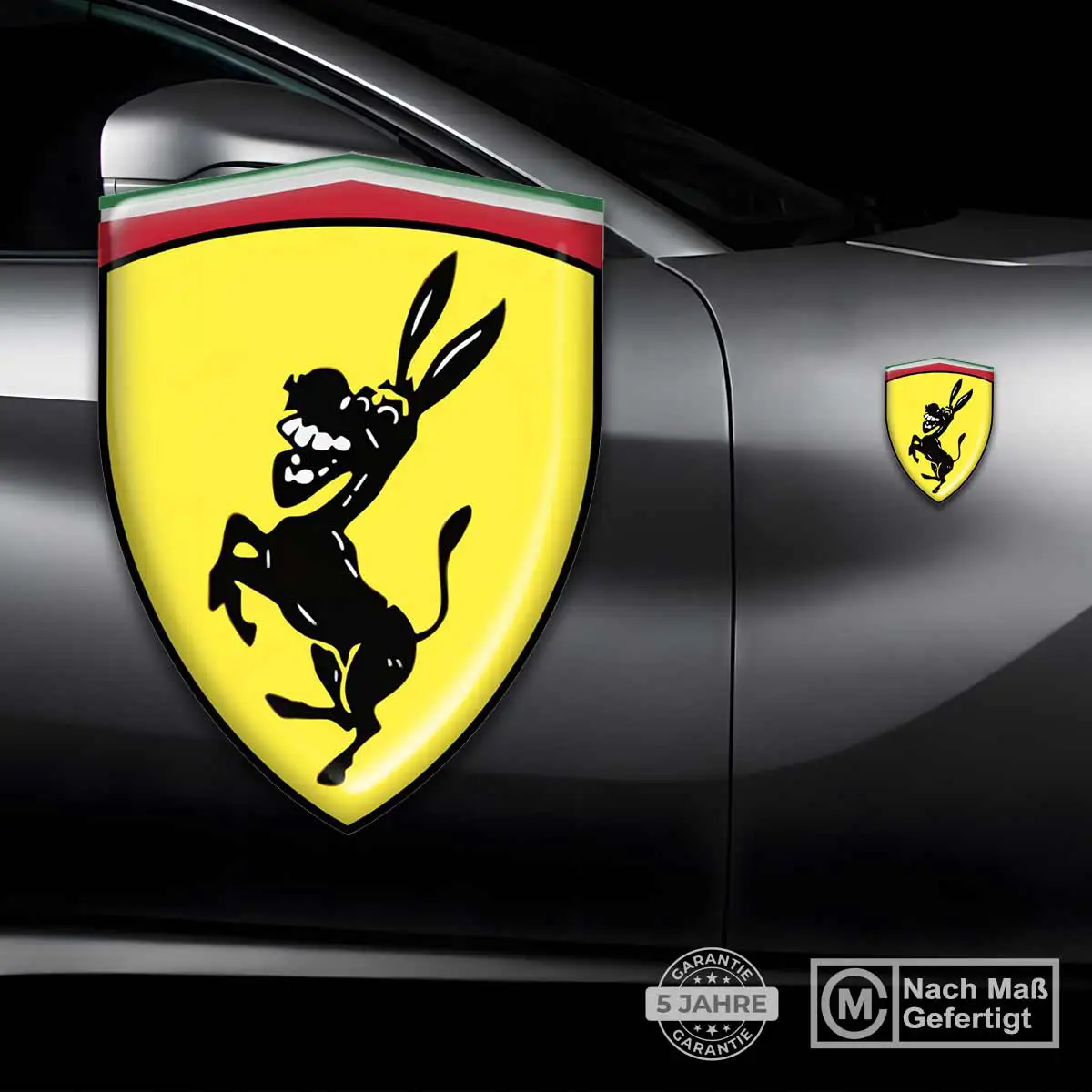 Ferrari Aufkleber Stilvolles Design
