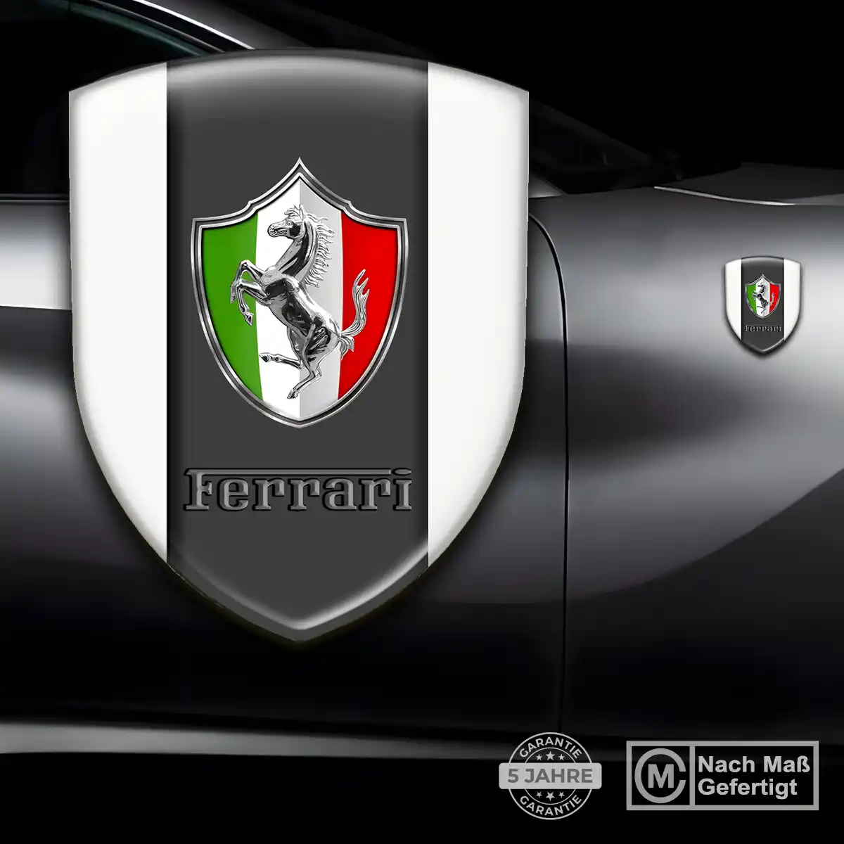 Ferrari Aufkleber Wappen Emblem Premium-Edition