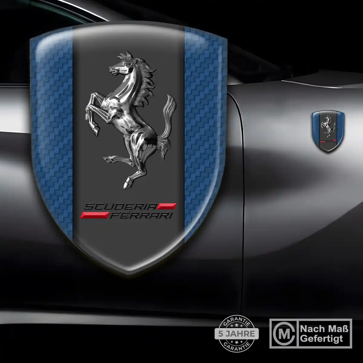 Ferrari Aufkleber Wappen Premium-Edition
