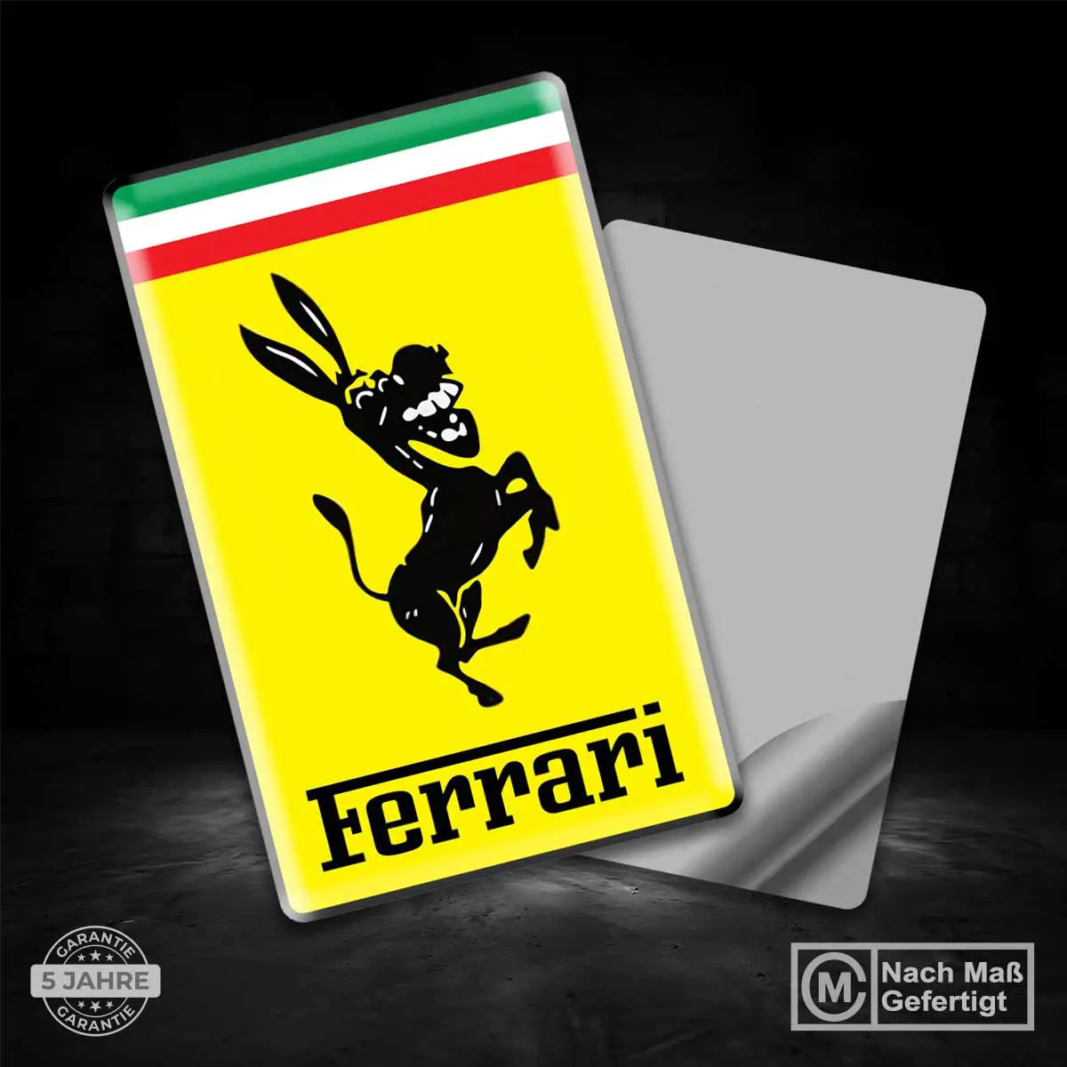 Ferrari Aufkleber Wappen Stilvolles Design