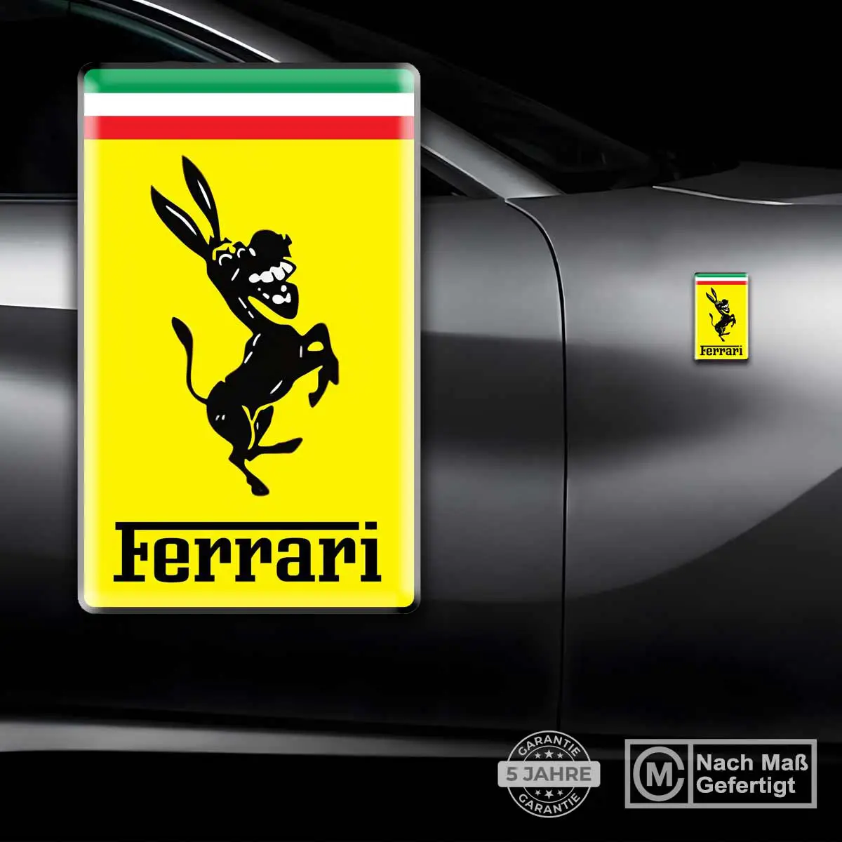 Ferrari Aufkleber Wappen Stilvolles Design