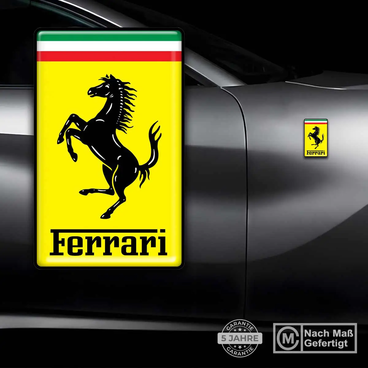 Ferrari Emblem Aufkleber Stilvolles Design