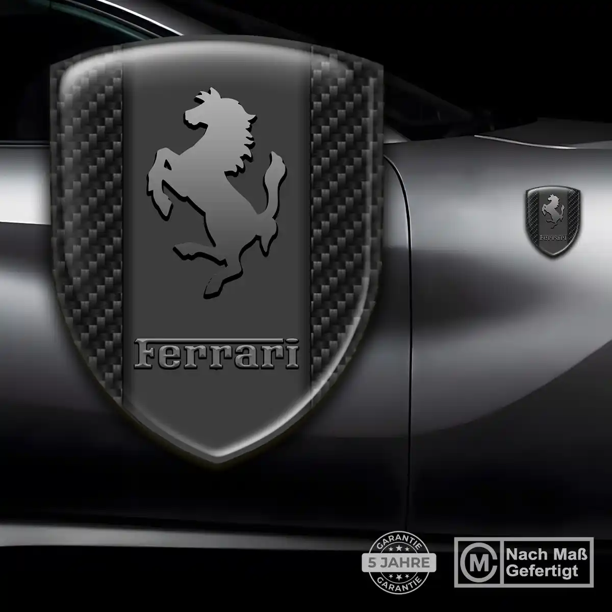 Ferrari Emblem Aufkleber Wappen Hohe Qualität