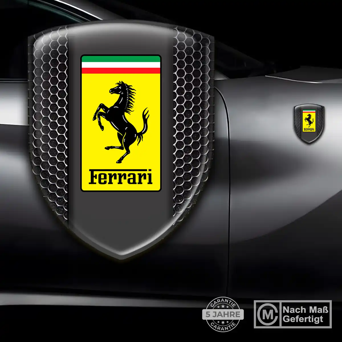 Ferrari Emblem Auto Stilvolles Design